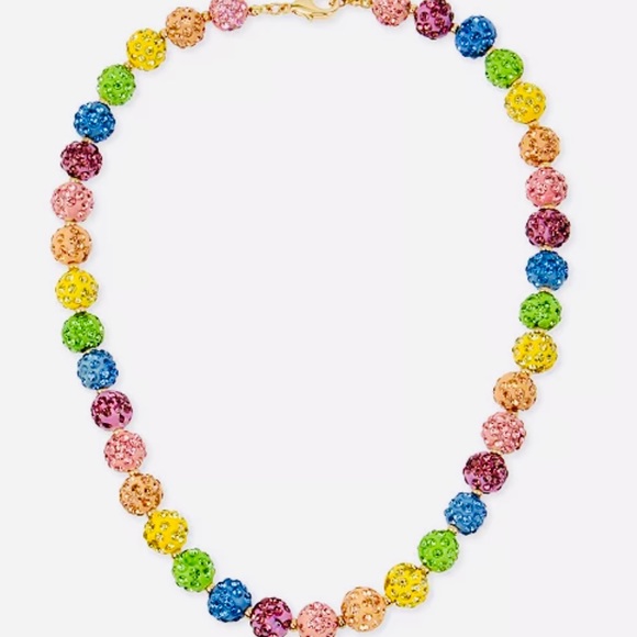 New Betsey Johnson Multicolor Fireball Collar - Picture 5 of 10